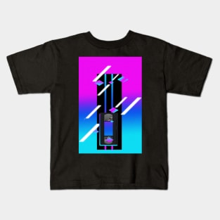 VHS Tape Vapor Wave Kids T-Shirt